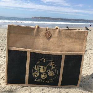 New: Jute shoulder eco tote 😊